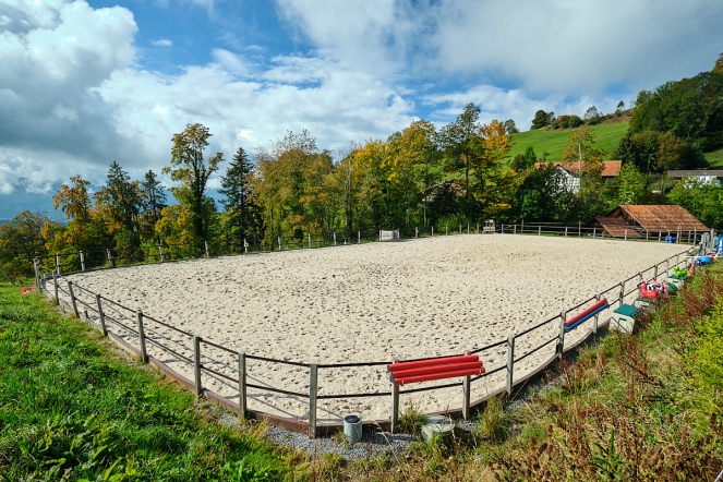 Reitplatz Stall Niderorn